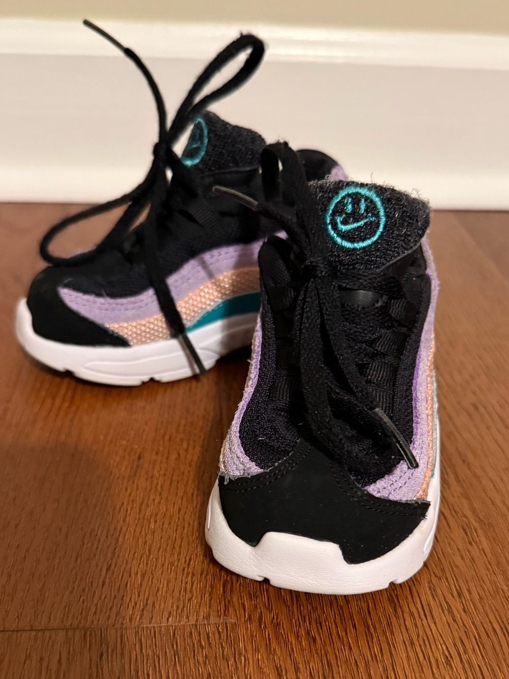 Nike Air Max 95 TD Have A Nike Day Toddler Sneakers Purple Teal 7C